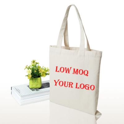 China High quality custom handled eco cotton canvas 5oz 8oz 10oz bundling tote bag for sale