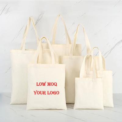 China Wholesale Handled Customize Cheap Simple Canvas Shopping Bags For Women Men for sale