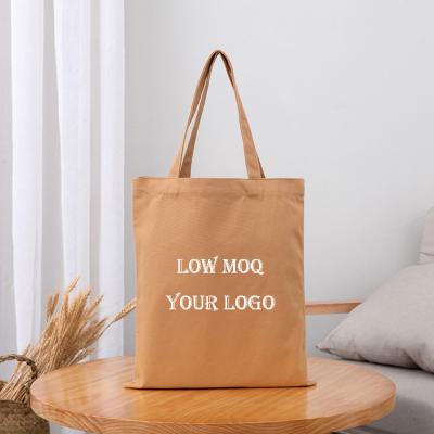 China Wholesale Custom Canvas Bags Reusable Handled Canvas Shopper Shopping Bag With Zipper for sale