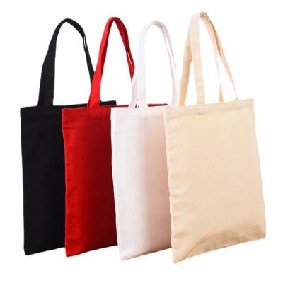 China 100% Customized Handled Logo Eco Canvas Tote Bag Cotton Beach Bag Shopping Cute Tote Bag for sale