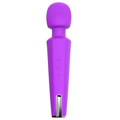 China Wireless Wand Massager AV Magic Wand Silicone+ABS Vibrator Gun Waterproof Quiet Handheld Powerful Rechargeable Massager For Women for sale