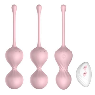 China Promotional High Quality Silicone Rechargeable Vibrator Bead Ball Virgin Love Ball Virgin Trainer Smart Ball for sale