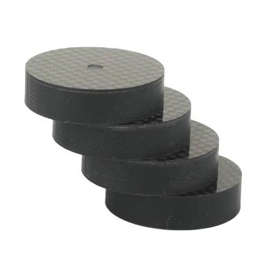 China Abrasion-Resistant Carbon Fiber Speaker Feet Pads Audio Stand Base Stand Feet Pads Protective Black Gray Stand Feet Pads for sale