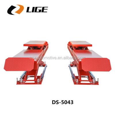 China Car repair center 4S workshop underdround scissor car lift platform for wheel alignment DS-5043 for sale