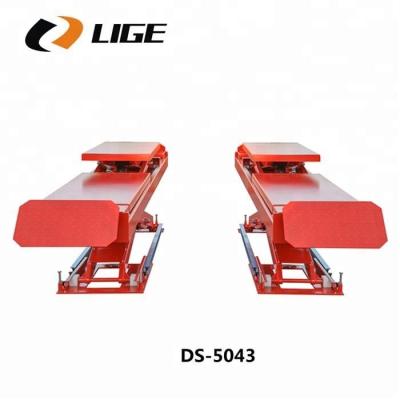 China 3d car repair center workshop equipment hydraulic scissor car lifter DS-5043 for sale