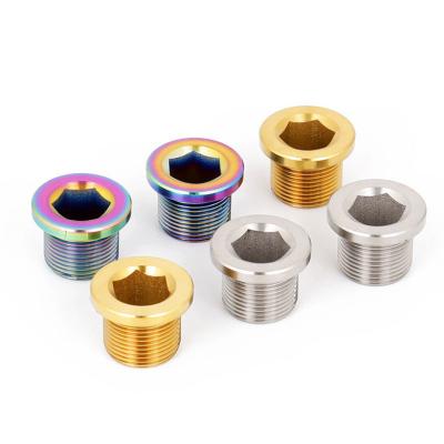 China Durable Bicycle Crank Arm Spline Sprocket Fixing Bolt Titanium Outlet Factory Bolt for sale