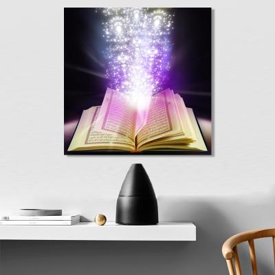 China Modern Arabic Islamic Quran Art 3d Calligraphy Painting Canvas Posters And Prints for sale