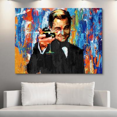 China Waterproof+ECO-Friendly Cheers The Gatsby Art Painting Movie Poster Canvas Print Art TikTok Art Painting for sale