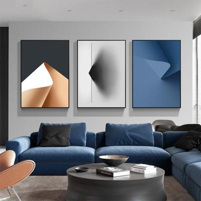 China Waterproof+ECO-Friendly Modern Minimalist Abstract Wall Art Decoration Living Room Sofa Background Wall Nordic Style Fashion View for sale