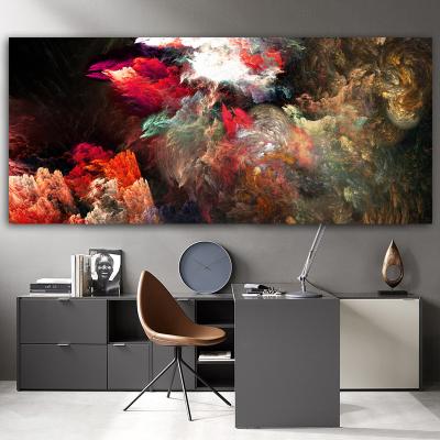 China Waterproof+ECO-Friendly Black Color Cloud Abstract Painting Think Independe Art Decor Wall Paintings Canvas for sale