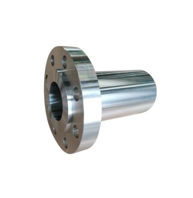 China Stainless/Duplex Steel/Alloy JIJIA ASME B16.5 150LB-250LB Forged F51 Duplex Stainless Steel CNC Machined Long Neck Weld Flanges for sale