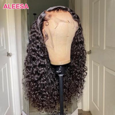 China Silky Straight Wave Pre Plucked 13x6 HD Human Hair Wig Lace Front Wigs, Raw Brazilian Sheer Lace Frontal Wig, Curly Closure Frontal Wig for sale