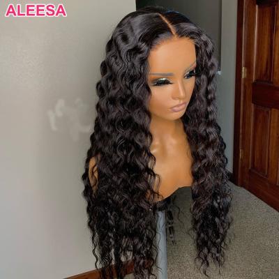 China Indian Curly Hair Wigs 10a Grade Hair Wigs, Unprocessed Raw Hair Wigs, Deep Wave 13x6 Lace Front Human Hair Wigs Girl for sale