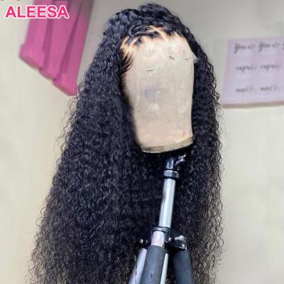 China Curly Curl Wig 100% , Cheap 40 Inches Lace Frontal Human Hair Lace Front Wig Raw Overnight Virgin Hair Delivery for sale