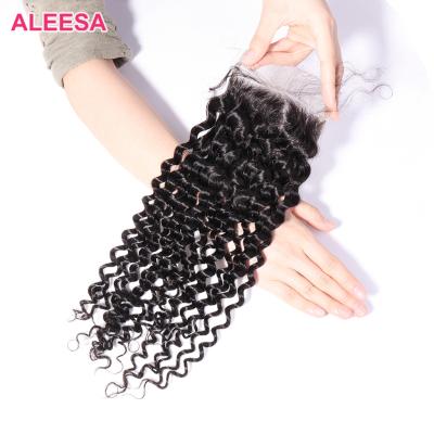 China Transparent Remy Human Hair Lace Closure 100% Body Wave 4x4 5x5 6x6 7x7 Swiss Brazilian Hair Lace Closure Hd Lace Extension for sale