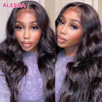 China Cheap Wholesale Human Virgin Human Hair Full Lace Wigs Brazilian Curl Hair Front Closure Body Wave 5x5 Cuticle Aligned Lace Closure Hair Wig for sale