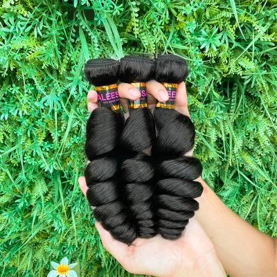 China Raw Indian Remy Hair Wholesale Hair Bundles, Loose Wave Cuticle Aligned Virgin Hair Vendors, Curly Hair Extension Bundle Hair Weave for sale