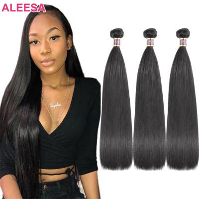 China Good Quality Raw Straight Wave Mink Straight Bundle Hair, Peruvian Straight Hair Virgin Hair Bundles, Cuticle Aligned Hair Vendors for sale