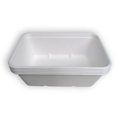 China MAOCHUN cake material environmental protection sugar cane bagasse tableware, compostable food packaging box, non-toxic, Non-fluoride for sale