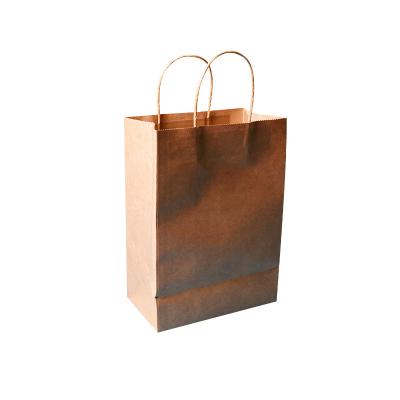 China Maochun Brown Disposable Cup Coffee Takeaway Packaging Paper Bag for sale