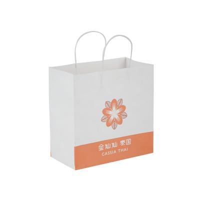 China Maochun Garment Disposable Eco Friendly Shopping Paper Bag With Handle Rope for sale