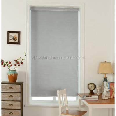 China Zebra Blinds Blackout Window Fashion Design Slat Style 100% Polyester Zebra Roller Blinds For Windows for sale