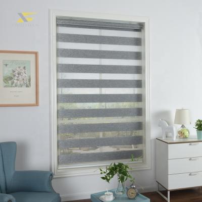 China Anti-Static Day Night Roller Windows Curtain Blind Shading Slat Zebra Roller For Home Decor for sale