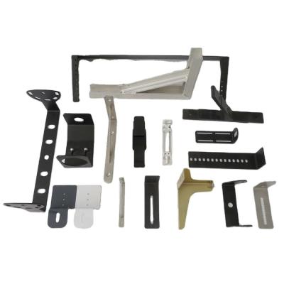 China ODM OEM Custom Metal Bracket Stainless Steel Aluminium Black Coating for sale