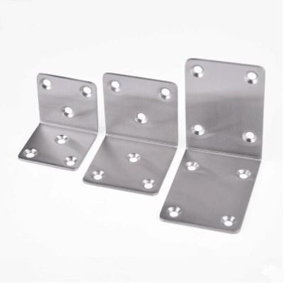 China OEM ODM customized stainless steel  cold rolled steel angle metal iron support corner bracket holder for sale