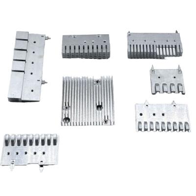 China Sheet Metal Fabrication Custom Aluminum Profile Heatsink CNC Machining Aluminum Extrusion Radiator for sale