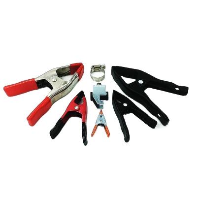 China Heavy Duty 2 4 6 9 Inch Metal Spring Clamp Clips With PVC Handles For Woodworking for sale