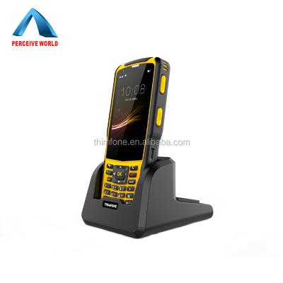 China Handheld computer pda portable android data terminal barcode scanner with 1D or 2D data collection handheld 4G devices for logistics and inventory for sale