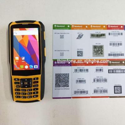 China Rugged Handheld Computer 4G/Wifi/BT /GPS/NFC Barcode Android Handheld Computer with Keyboard PDA for Logistics and Warehouse Inventory for sale