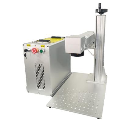 China Laser Marking Raycus Fiber Laser Marking Machine 20W 30 Ward With Pen for sale