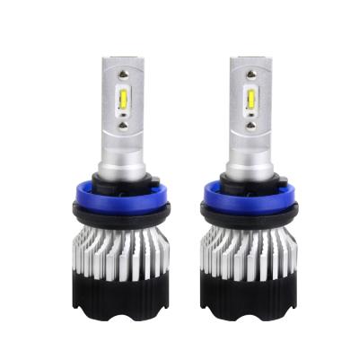 China Automotive Led Headlight M6 Led Headlights H4 H7 9000Lm Led Headlamp Kits Csp Chip 72W 12V 24V Auto Lighting System for sale