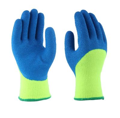 China Fit Hands Well and Very Comfortable Acrylic Coating Winter Work Glove, Sandy Latex Coated Working Glove, Warm Industrial Glove for sale