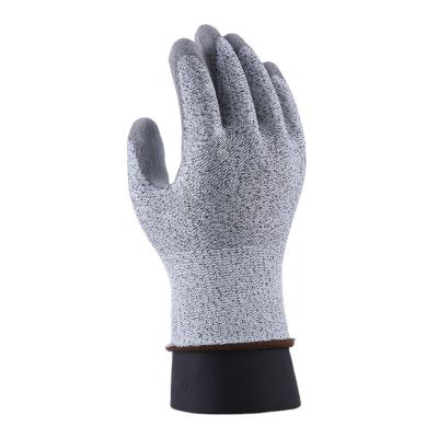 China Anti-smash hot sales 13G PU coated heavy duty gloves good workmanship for sale