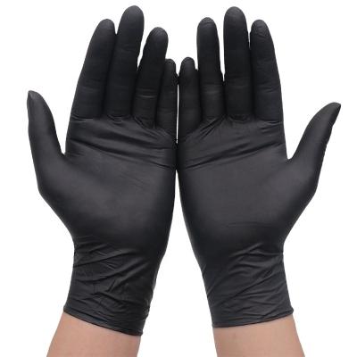 China Food Grade Instock Examination Powder Defensive Stance Work Nitrile Breathable Gloves for sale