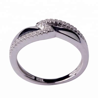 China High Polished Sterling Silver FASHIONABLE 5925 Ring Diamond Jewelery silver for sale