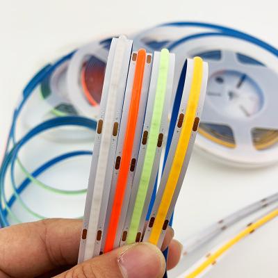 China Hotel COB Flexible Strip 12V 384Leds/m Red, Green, Blue, Purple, Amber High Brightness FOB Linear Strip for sale