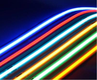 China Hotel Led Cob Strip Light 12V/24V 384Leds/m High Brightness Cob Led Strip Light for sale