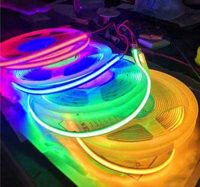 China Hotel Cob Strip Light 12V/24V High Brightness 528leds/m Flexible Led Strip COB For Cabinet for sale