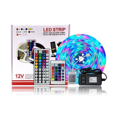 China LANDSCAPE 12V 3528 RGB Strip IP65 Outdoor Strip Kit + 44Key IR + 12V2A Power Adapter 5M 300LED 3528 RGB for sale