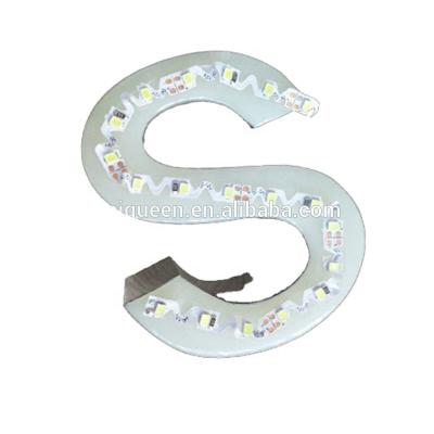 China Led Strip SMD2835 S Shape LED Strip 12V 72led/m Bendable Light Non-waterproof Flexible IP20 Zigzag SMD2835 S Led Light for sale