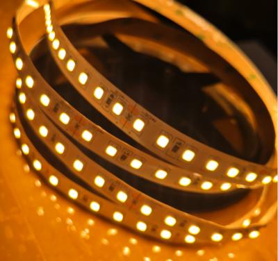 China Theme Park 12V SMD2835 120Leds/m 3000K Epistar 2835 Chip IP20 Height Bright Led Strip Light Dimmable Warm White Flexible Strip for sale