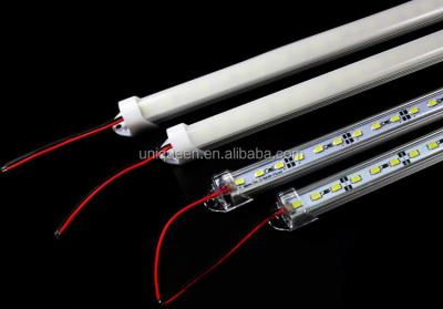 China Factory Wholesale Price 5pcs*50cm 50CM DC 12V 36 SMD 5630 LED Strip Bar Aluminum Hard Rigid Light with U Shell + PC Aluminum Cover for sale