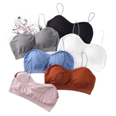 China Wholesale Fashionable QUICK DRY Comfort Bralette Removable Design Push Up Cup Girls' Simplicity Bra for sale