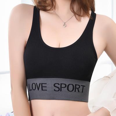 China New Design Gym Yoga Sports Bra Removable Mat Women's Breathable Bra Exercise Suit for sale