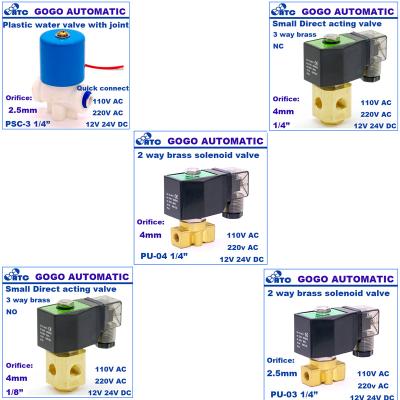 China general solenoid valve for water price/plastic solenoid valve/cheap solenoid valve for sale