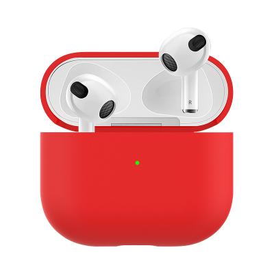 China For AirPods3 2021 New Fashion Simple Soft Cover Device Silicone Earphone Case For Airpods for sale